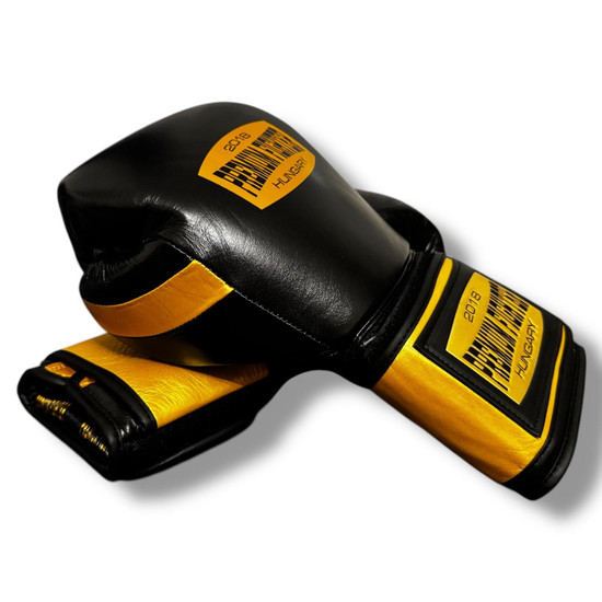 Premium Fighter - Hero PRO (fekete/arany) - Boxkesztyű - 10oz